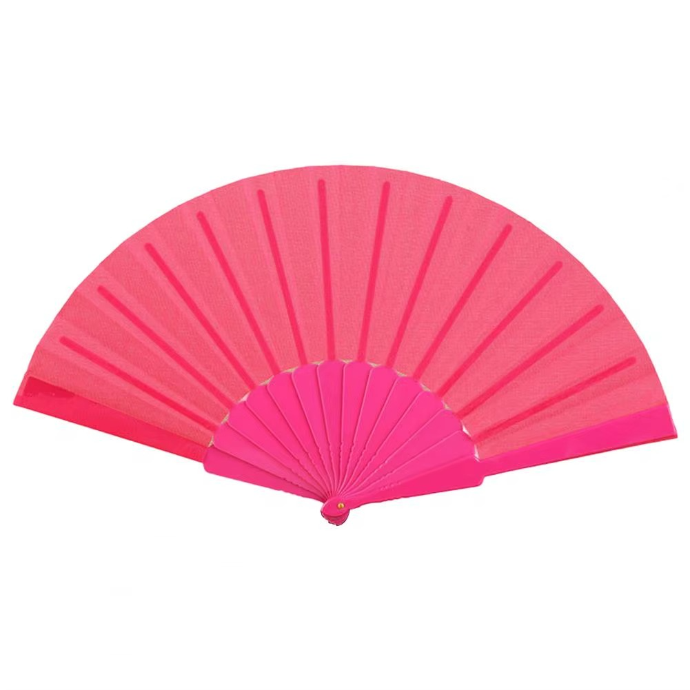 Éventail Pliable en Dentelle Florale