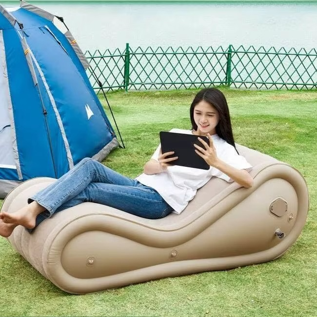 Canapé Gonflable Inclinable – Élégance et Confort Nomade