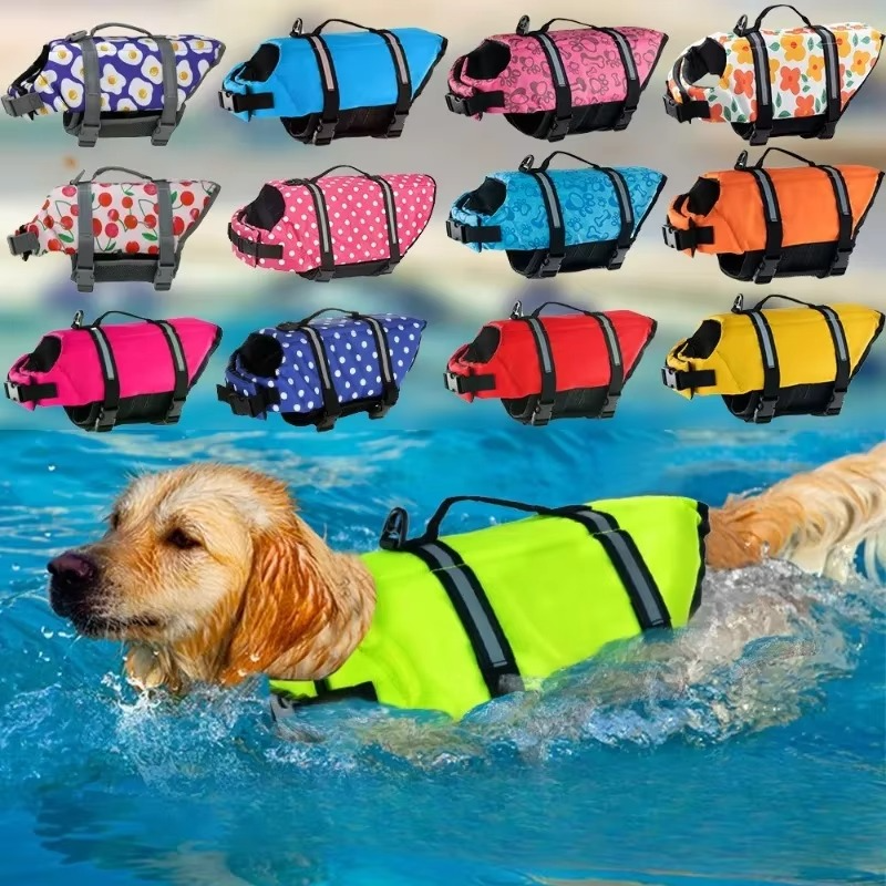 Gilet de Sauvetage pour Chien – Flottabilité Sécurisée pour la Plage