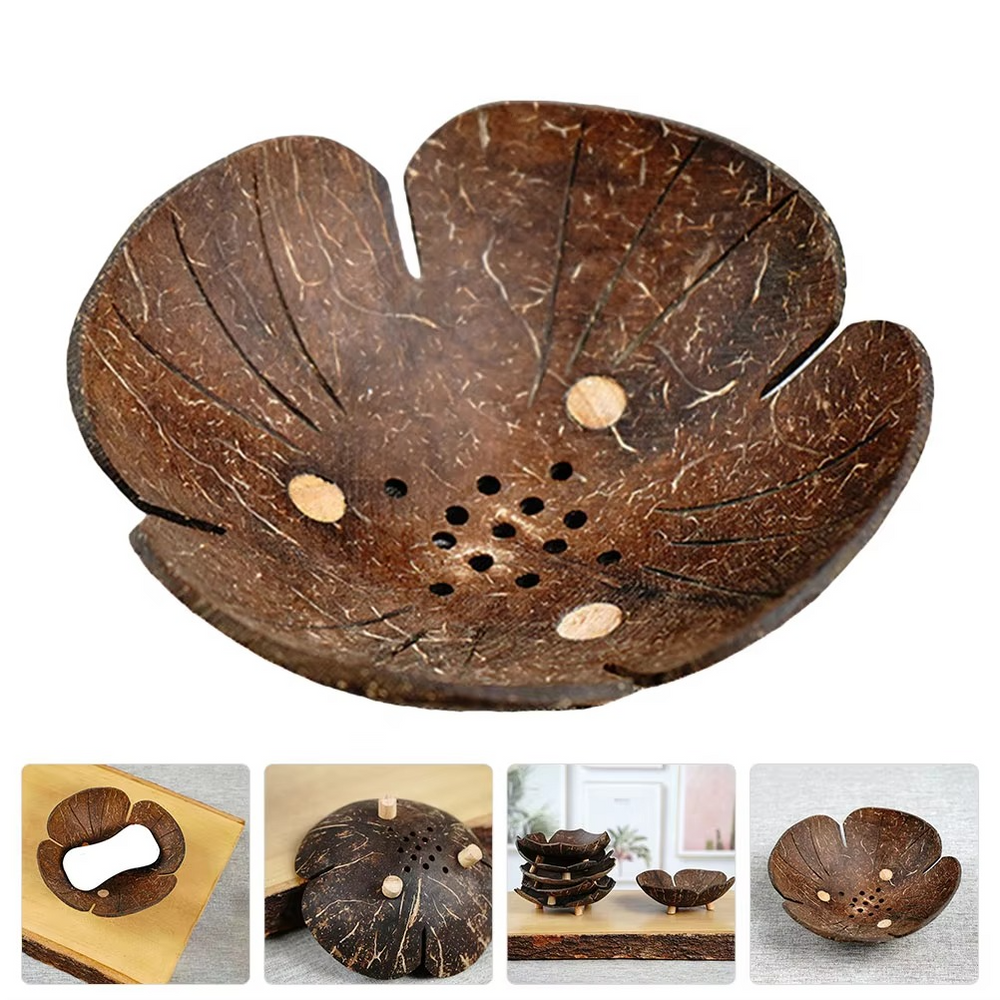 Seifenhalter aus Kokosnussschale – natürlich und elegant