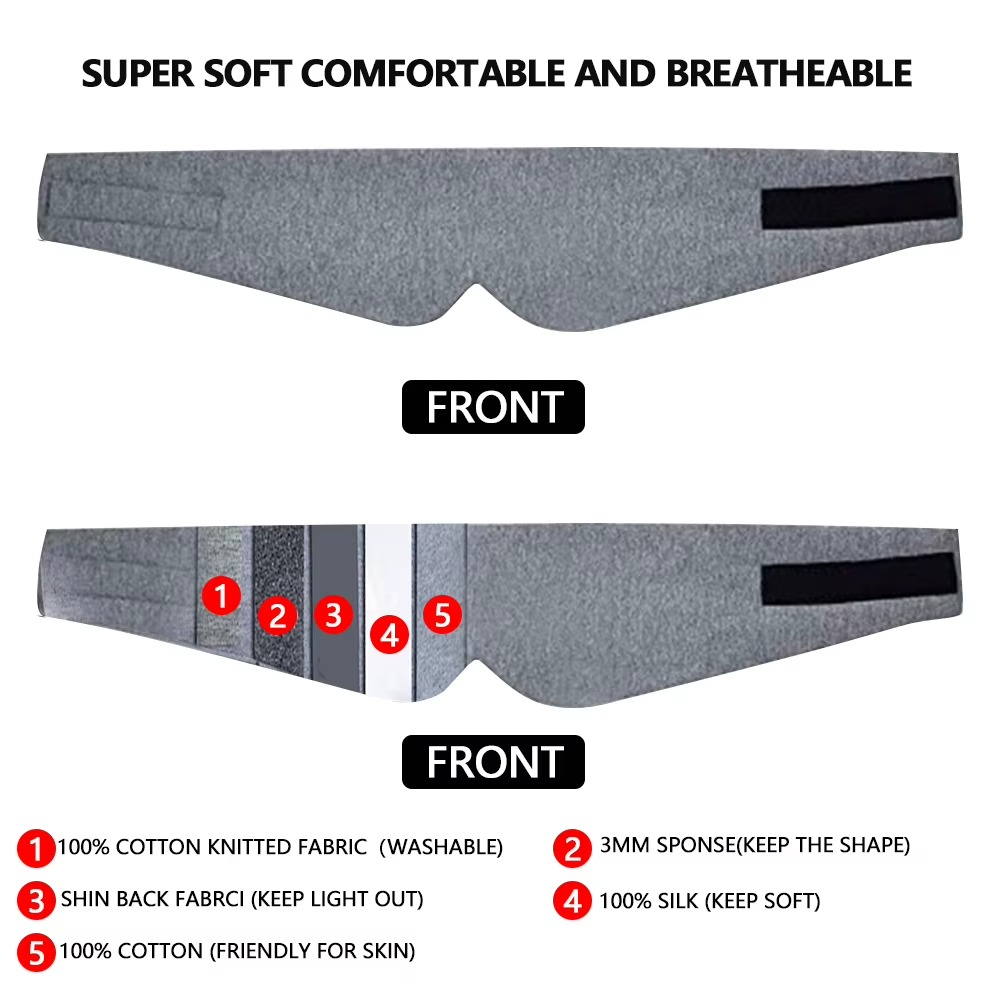 Masque de Sommeil en Velours de Cristal