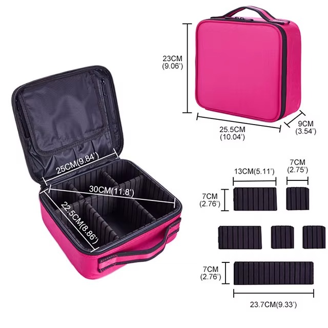 Sac de Maquillage Professionnel Étanche pour Femme