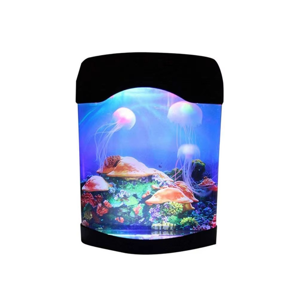 Veilleuse LED Méduse Aquarium – Lampe de Chevet Décorative pour Enfants et Adultes