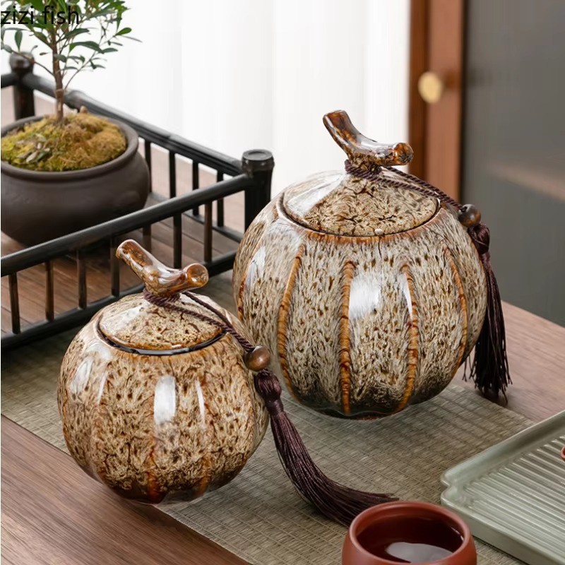 Boîte à Thé en Céramique