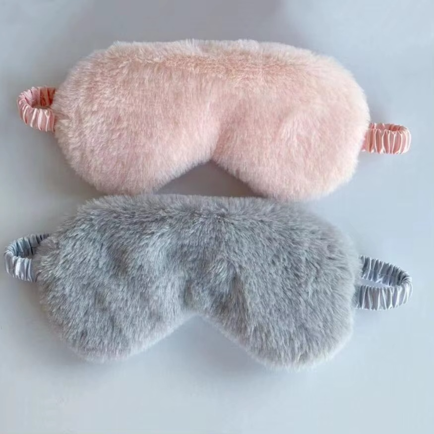 Masque de Sommeil en Peluche Douce