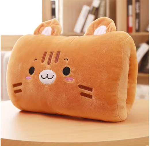 Oreiller Sieste & Coussin Chauffant Mignon