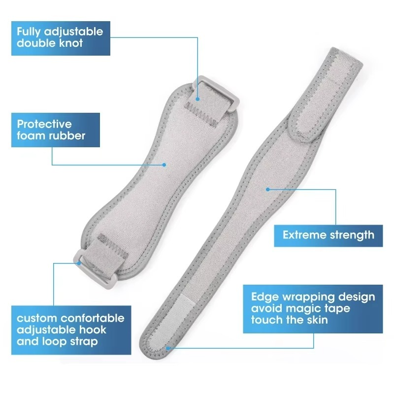 Stabilisateur de Genou Respirant avec Coussin en Silicone – Tous Sports