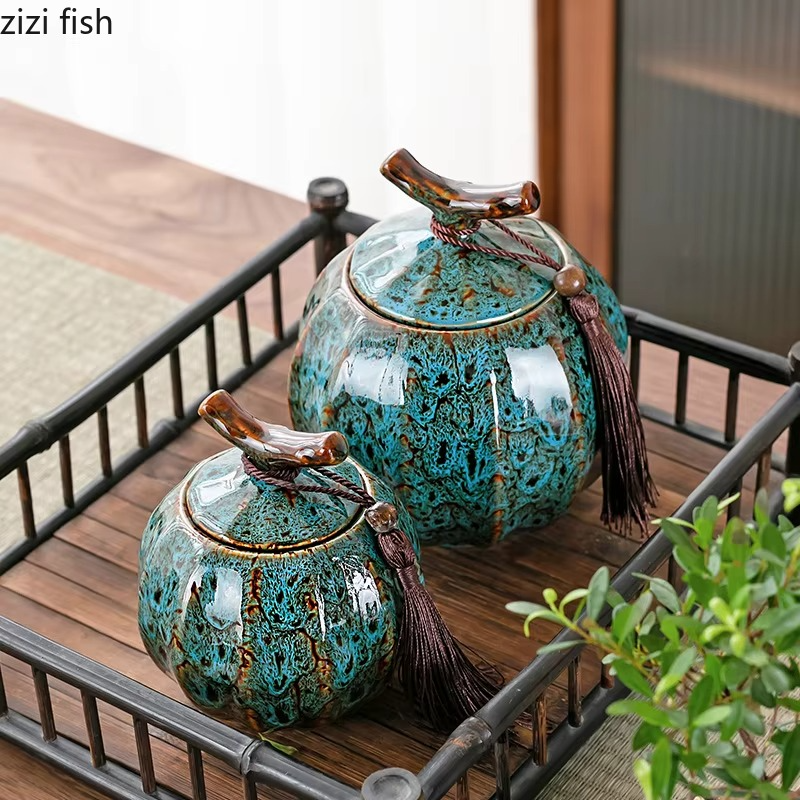 Boîte à Thé en Céramique