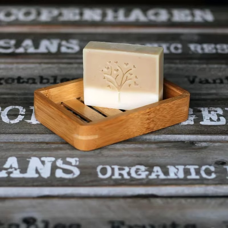 Porte-Savon en Bois de Bambou – Naturel et Élégant