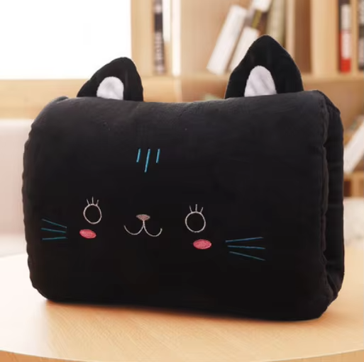 Oreiller Sieste & Coussin Chauffant Mignon