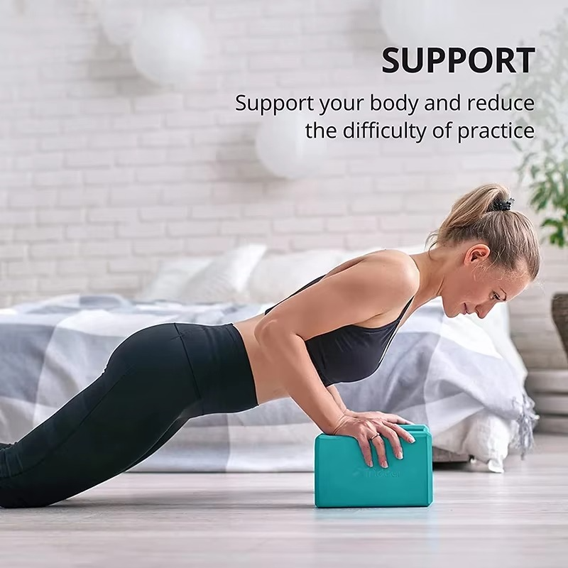 Blocs de Yoga en Mousse EVA – Accessoire Idéal pour le Fitness et l'Étirement