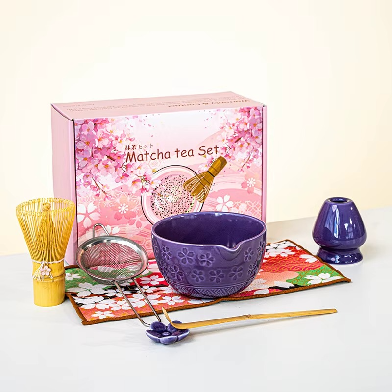 Service à Thé Matcha – Fleurs de Cerisier - Art du Thé Japonais