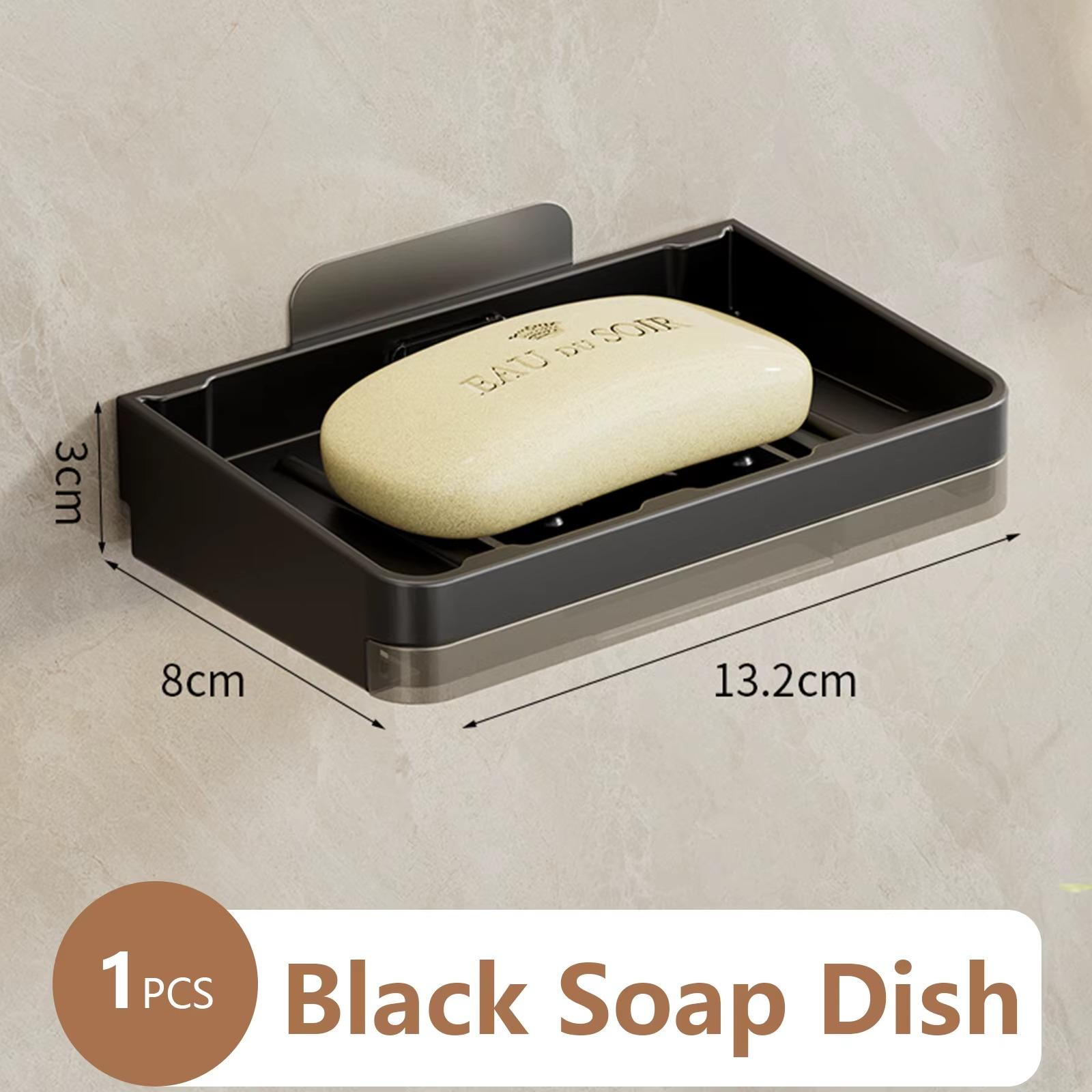 Porte-Savon en Aluminium Chromé – Élégance et Fonctionnalité