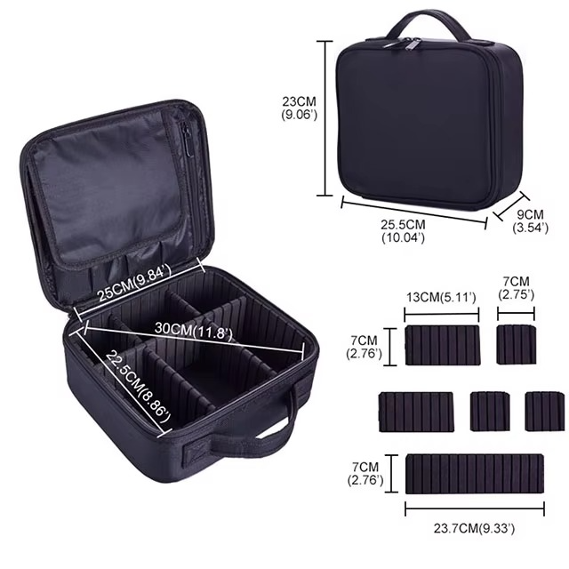 Sac de Maquillage Professionnel Étanche pour Femme