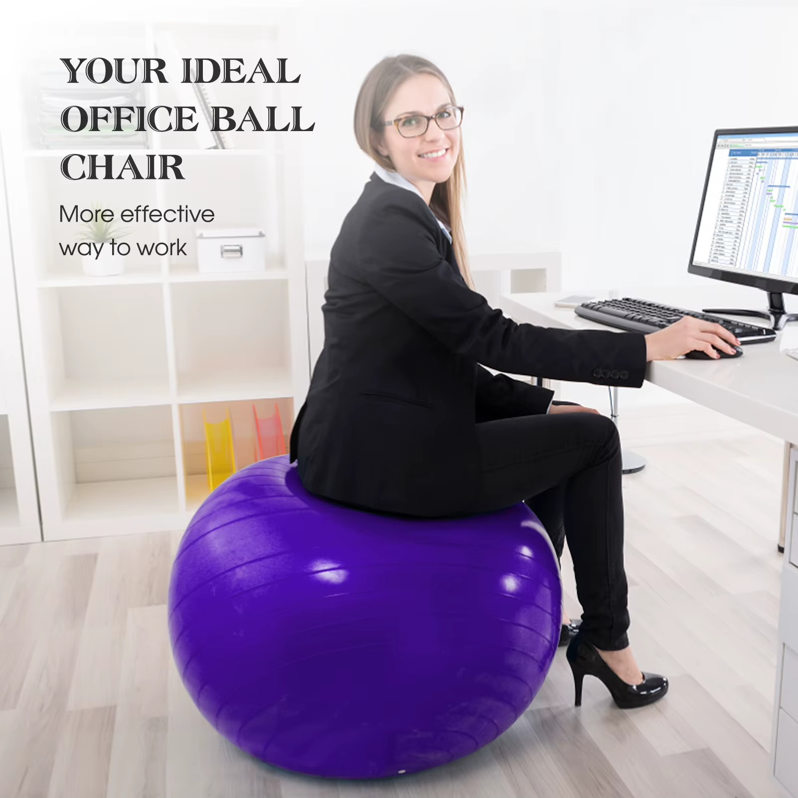 Balle d'Équilibre & Yoga – Accessoire Idéal pour le Fitness et le Pilates