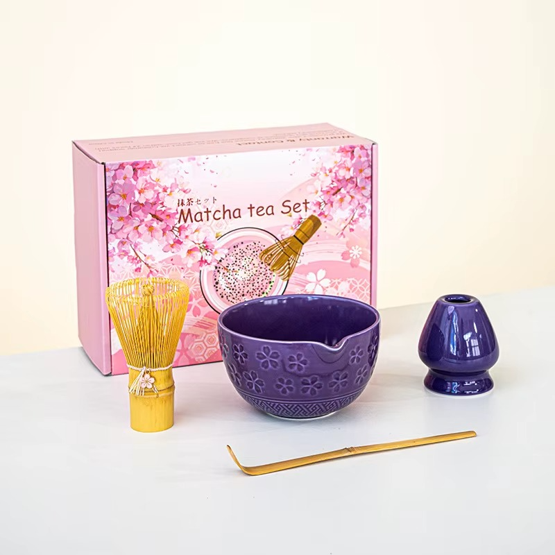 Service à Thé Matcha – Fleurs de Cerisier - Art du Thé Japonais