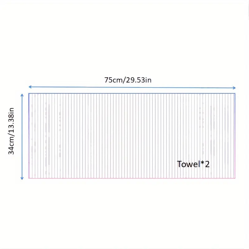 Lot de 2 Serviettes en Coton Lavande – Douces, Absorbantes et Élégantes