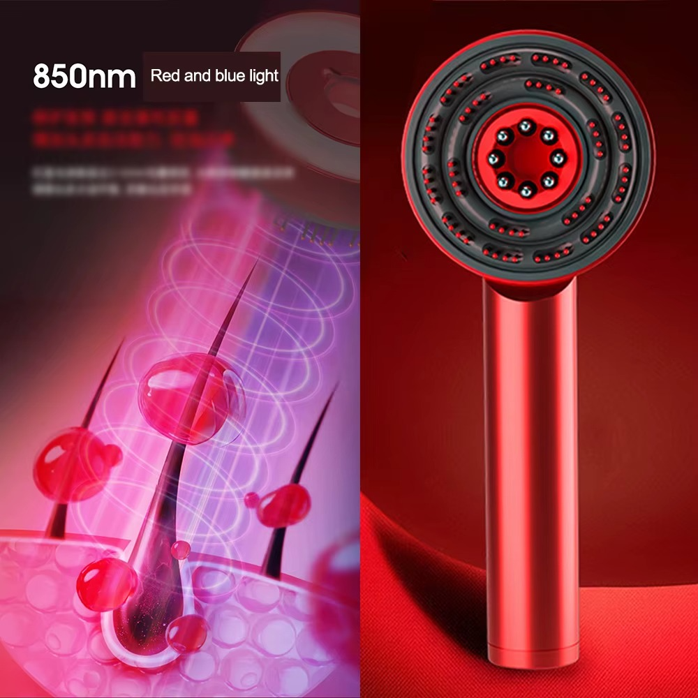 Peigne de Massage Électrique EMS – Stimulation Capillaire