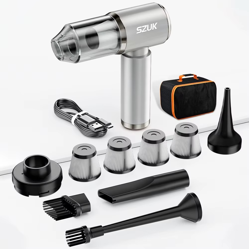Mini Aspirateur Portable Sans Fil – Voiture, Maison et Clavier