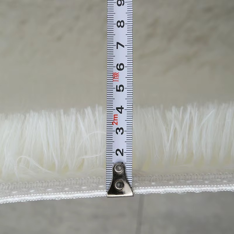 Tapis de Hall Moelleux Blanc - Doux, Antidérapant et Moderne 2