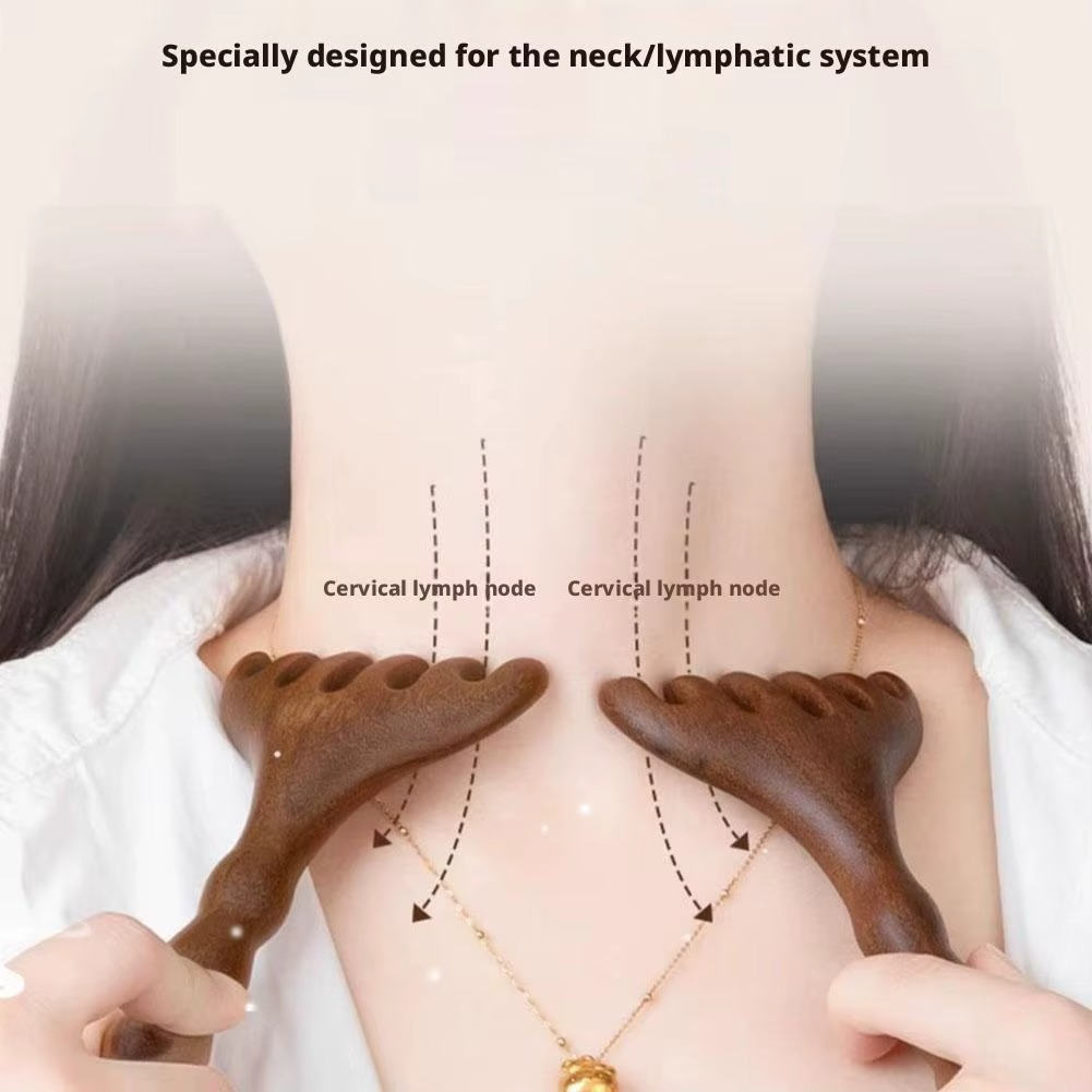 Peigne de Massage en Bois de Santal