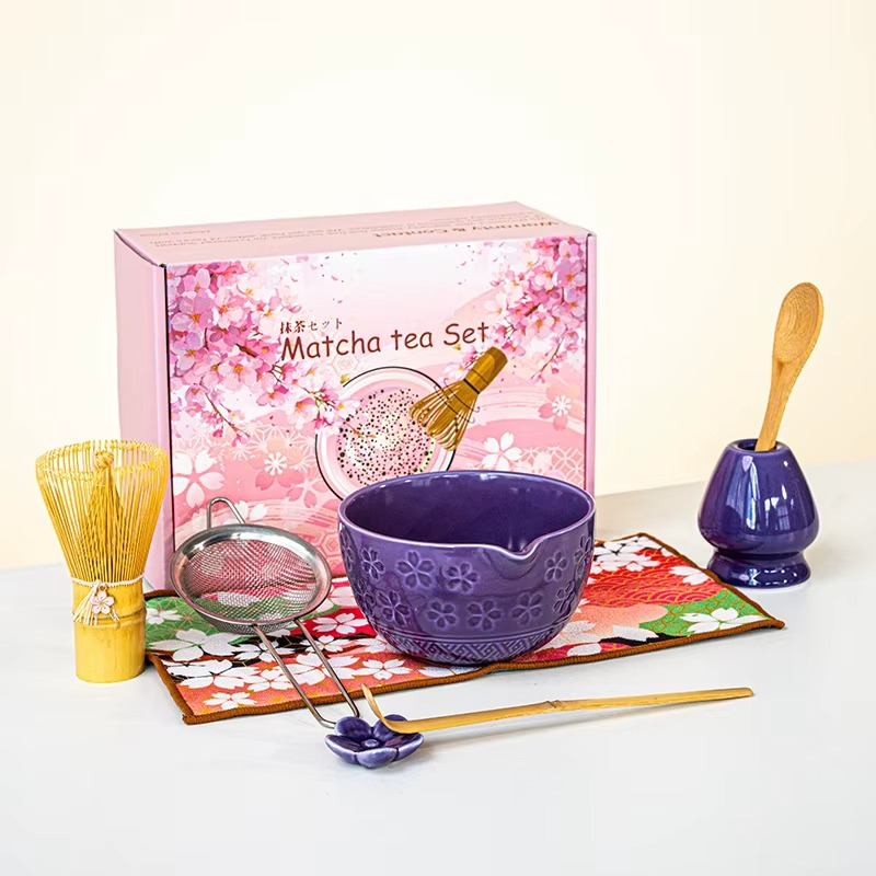 Service à Thé Matcha – Fleurs de Cerisier - Art du Thé Japonais