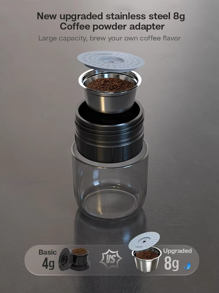 Machine à Café Portable – L’Espresso Raffiné Partout avec Vous