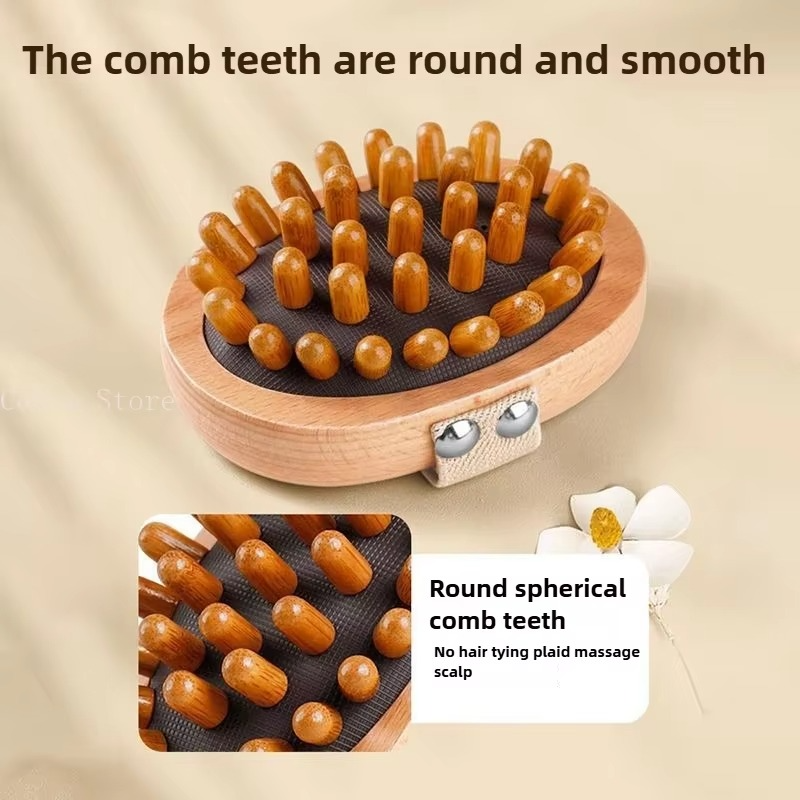 Brosse Anti-Cellulite en Bois – Massage Relaxant et Stimulation Circulatoire