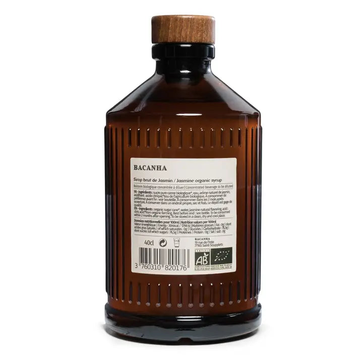 Sirop de Jasmin Brut Biologique - 400 ml