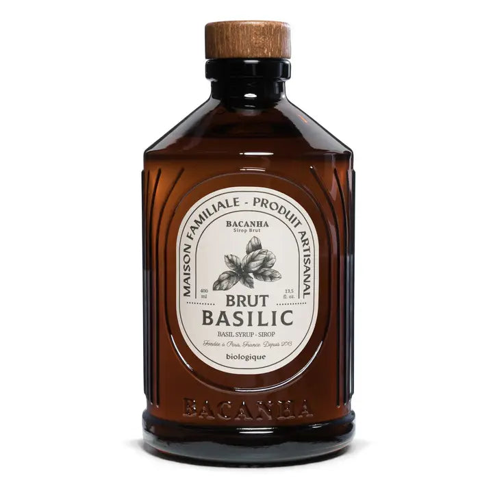 Organic Raw Basil Syrup - 400 ml