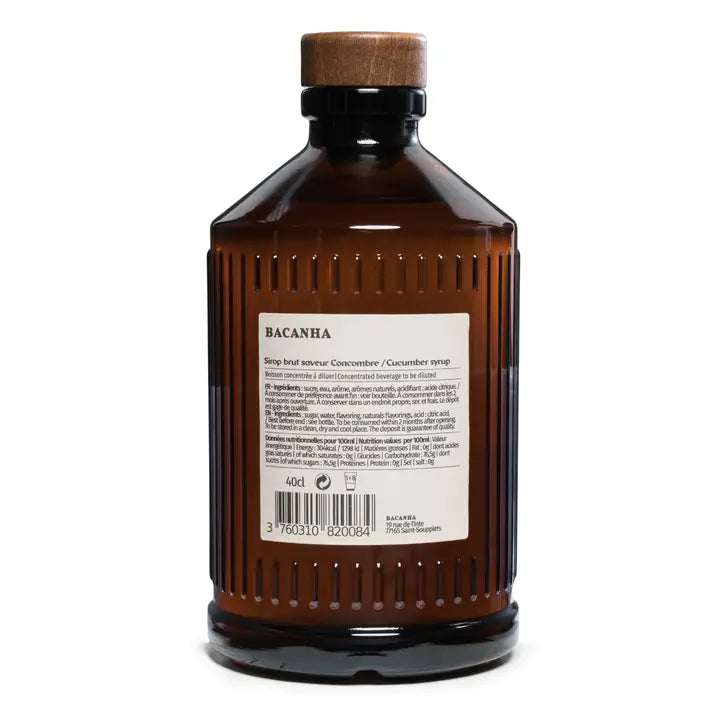 Organic Raw Cucumber Syrup - 400 ml