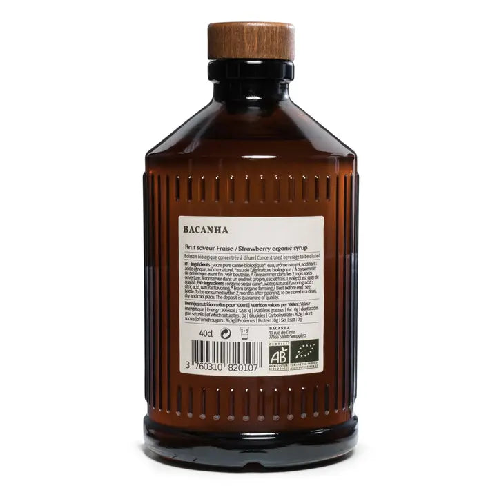 Bio-Erdbeersirup roh - 400 ml