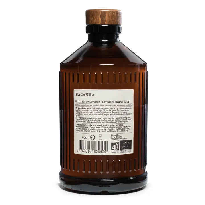 Organic Raw Lavender Syrup - 400 ml