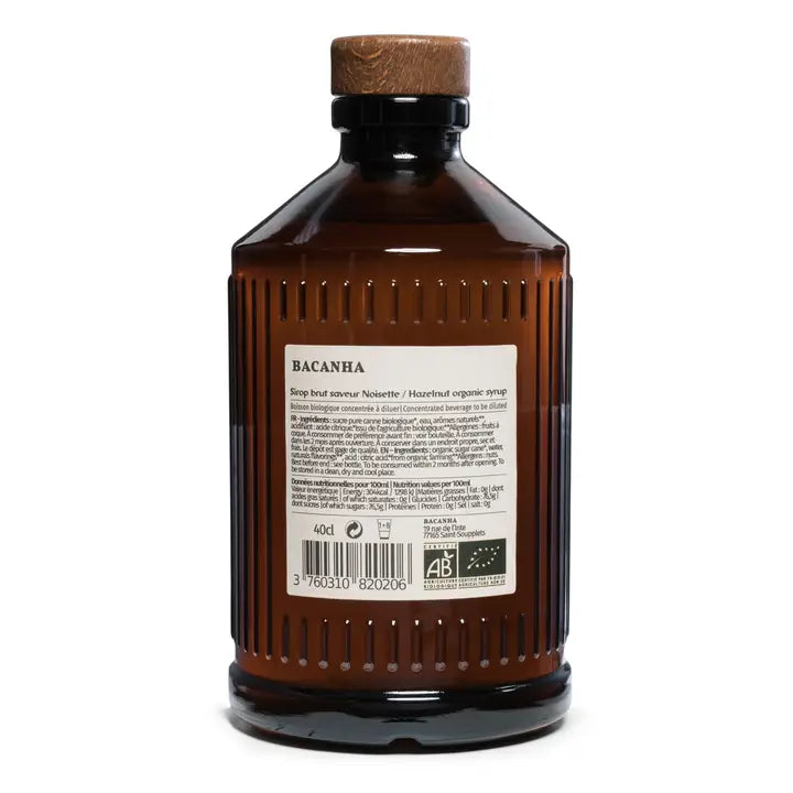 Bio Roher Haselnusssirup - 400 ml
