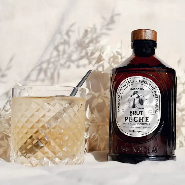 Organic Raw White Peach Syrup - 400 ml