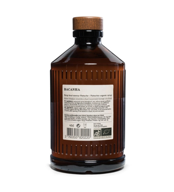 Organic Raw Pistachio Syrup - 400 ml