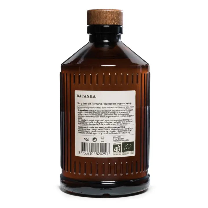 Bio Roh Rosmarinsirup - 400 ml