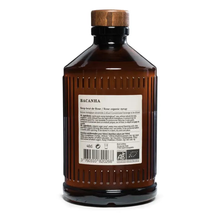 Organic Raw Rose Syrup - 400 ml