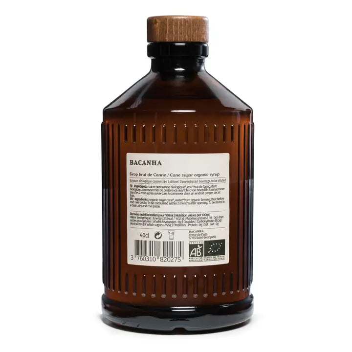 Organic Raw Cane Sugar Syrup - 400 ml