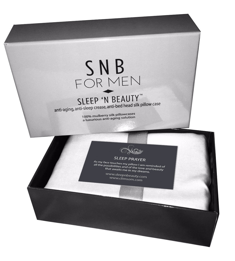 Coffret homme Sleep’n Beauty avec taie en soie Climsom