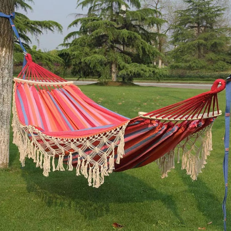 Hamac de Camping & Chaise Pivotante en Toile