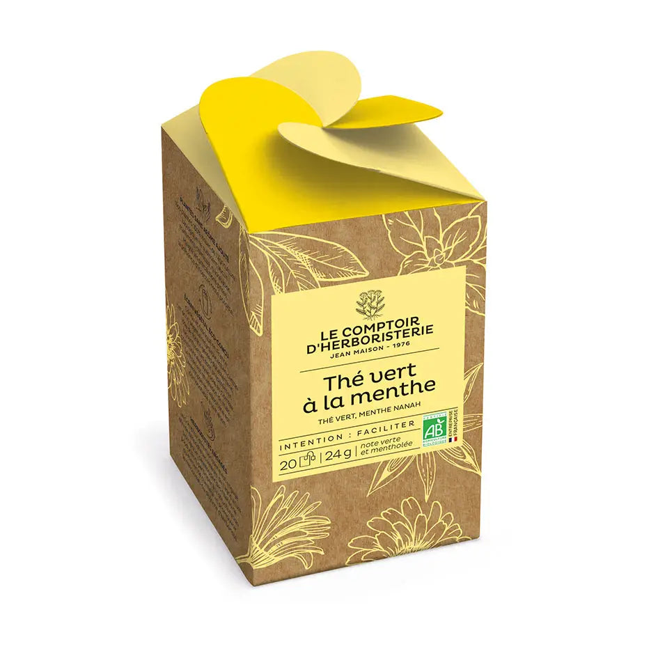 Tisane Infusette Thé Vert à la Menthe Bio (x20)