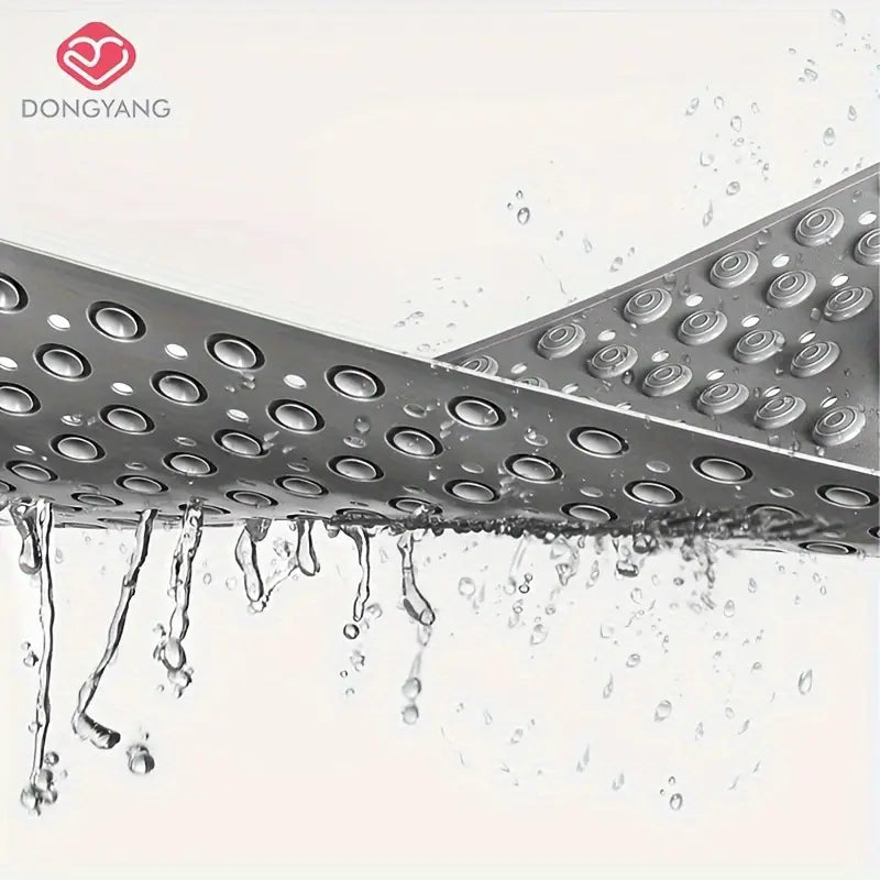 Tapis de Douche Antidérapant avec Ventouses & Drainage – Massage des Pieds