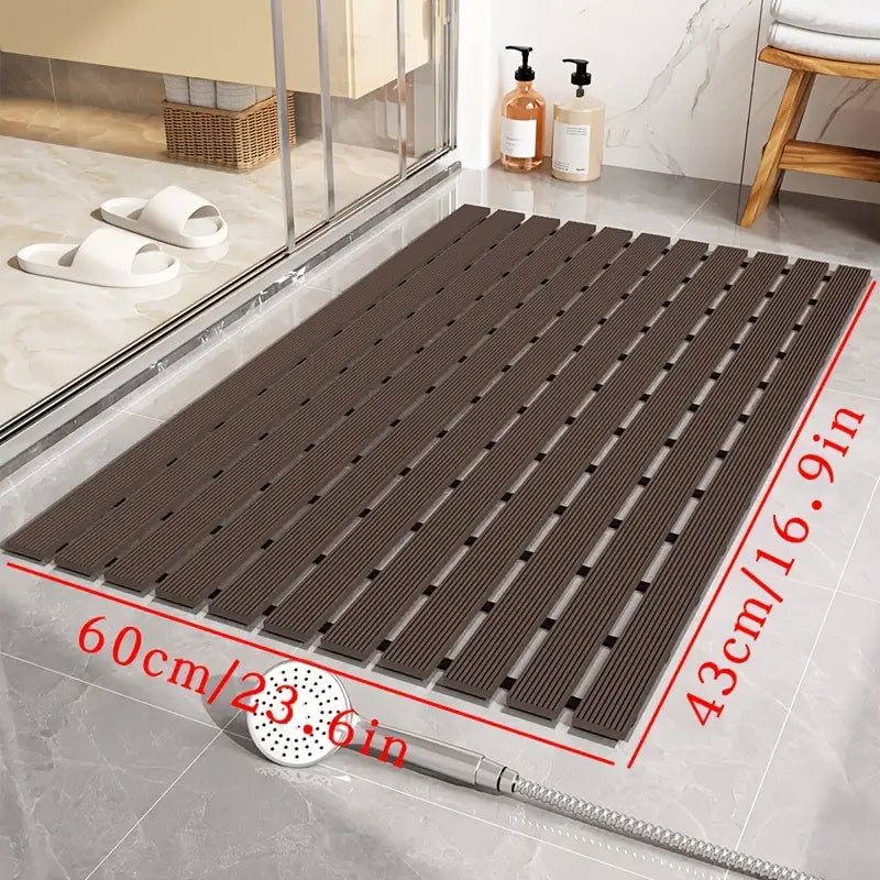 Tapis de Salle de Bain Antidérapant en PVC