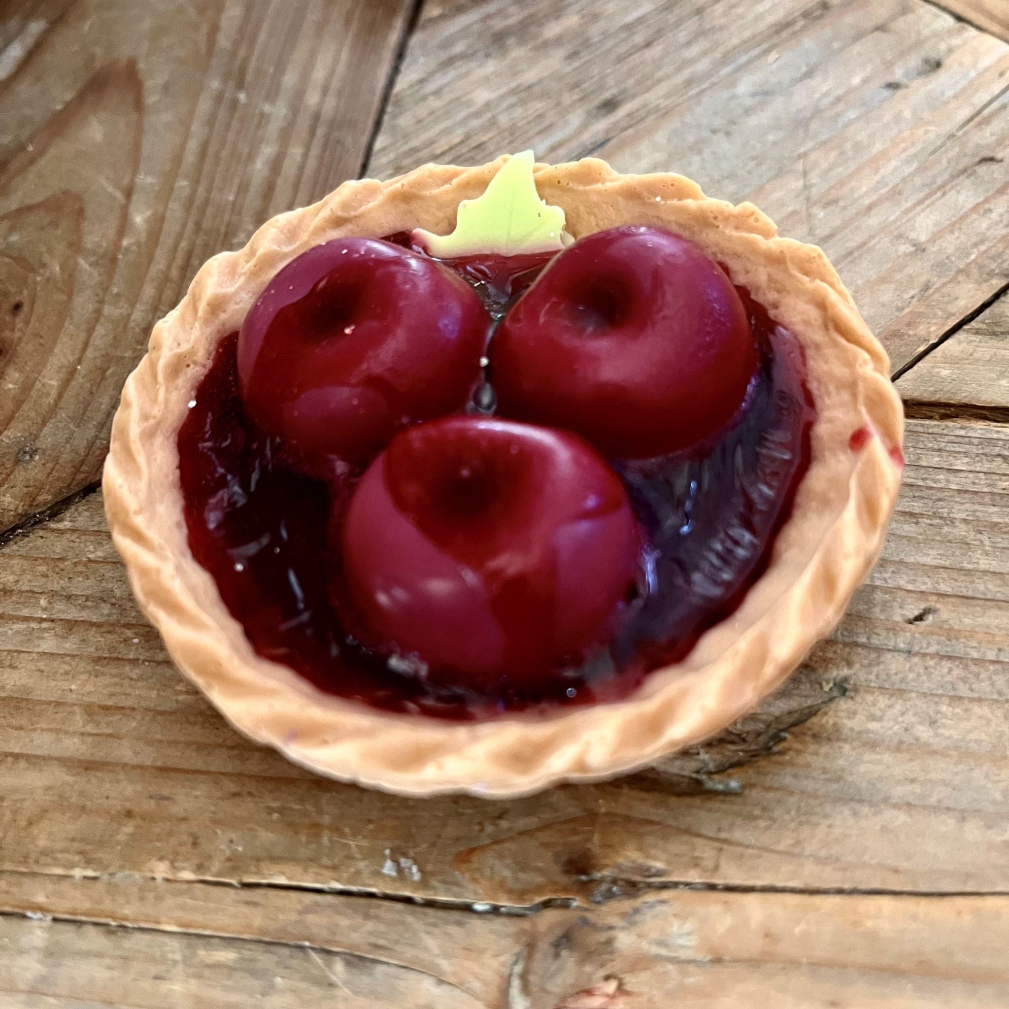 Tartelette savon 80 g Prune - Savonnerie de bormes