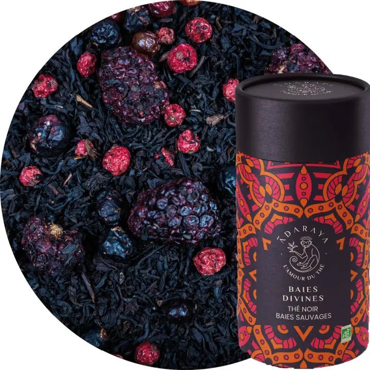 Thé Noir Baies Divines Bio - Une Infusion aux Baies Sauvages Gourmandes