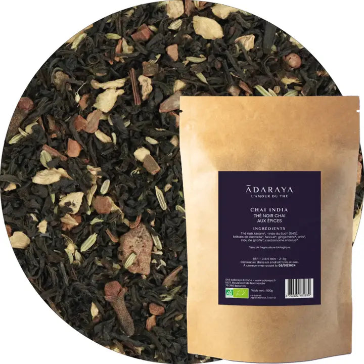 Thé Noir Chai India Bio