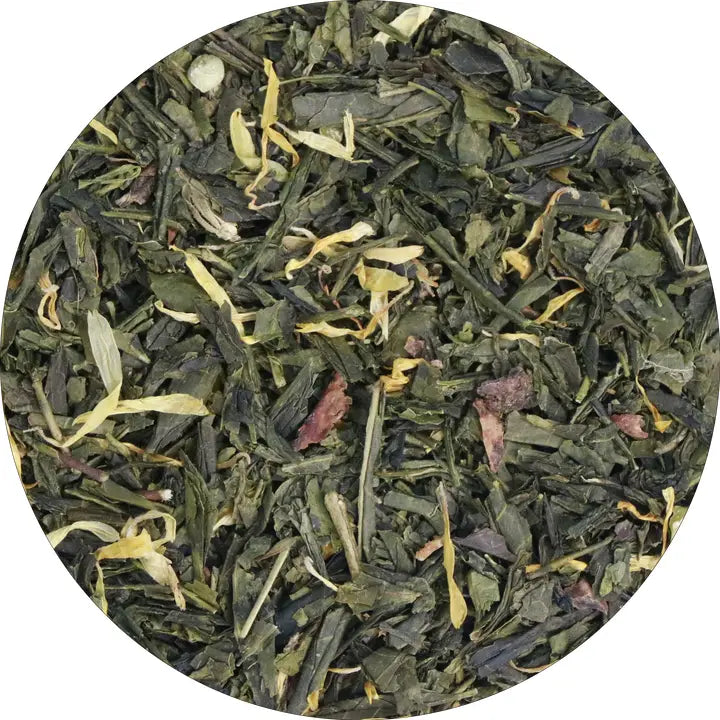 Thé Vert Rêve de Fruits Bio - Une Explosion de Saveurs Fruitées