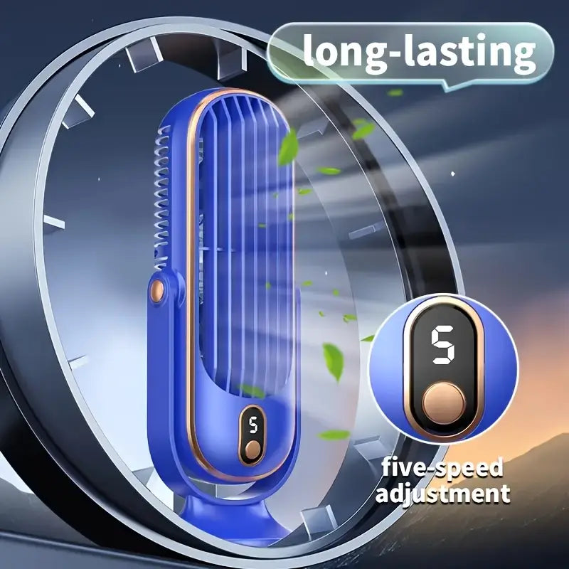 Vent d’Élégance – Le Climatiseur Portable à Double Moteur 720°