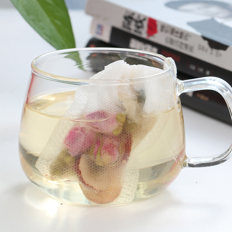 Sachets de Thé Jetables en Tissu – 100 Pièces avec Cordon Scellé à Chaud